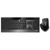 Πληκτρολόγιο-Ποντίκι Rapoo 9900m Office QWERTZ Μαύρο