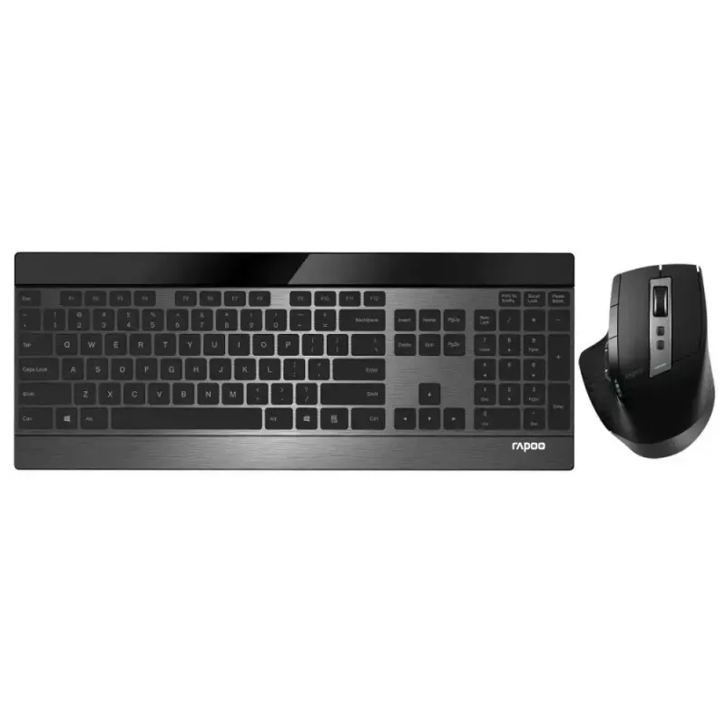 Πληκτρολόγιο-Ποντίκι Rapoo 9900m Office QWERTZ Μαύρο