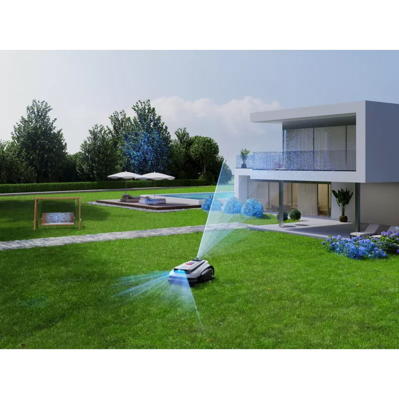 Ecovacs GOAT A1600 LiDAR PRO EU Ρομπότ χλοοκοπτικό Μπαταρία Μαύρο, Λευκό