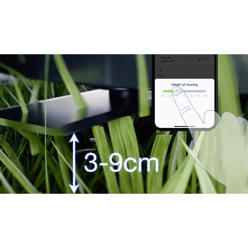 Ecovacs GOAT A1600 LiDAR PRO EU Ρομπότ χλοοκοπτικό Μπαταρία Μαύρο, Λευκό