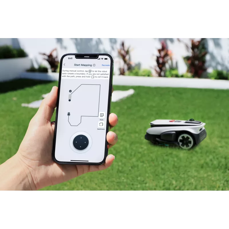 Ecovacs GOAT A1600 LiDAR PRO EU Ρομπότ χλοοκοπτικό Μπαταρία Μαύρο, Λευκό