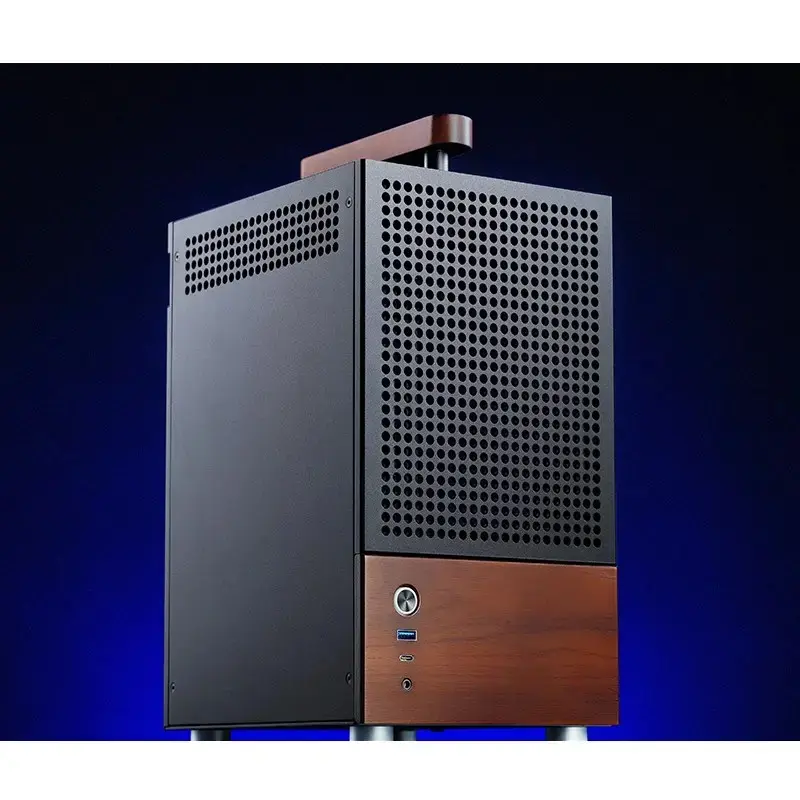 Κουτί PC Jonsbo T6, Mini-Tower, Mini-ITX, Μαύρο