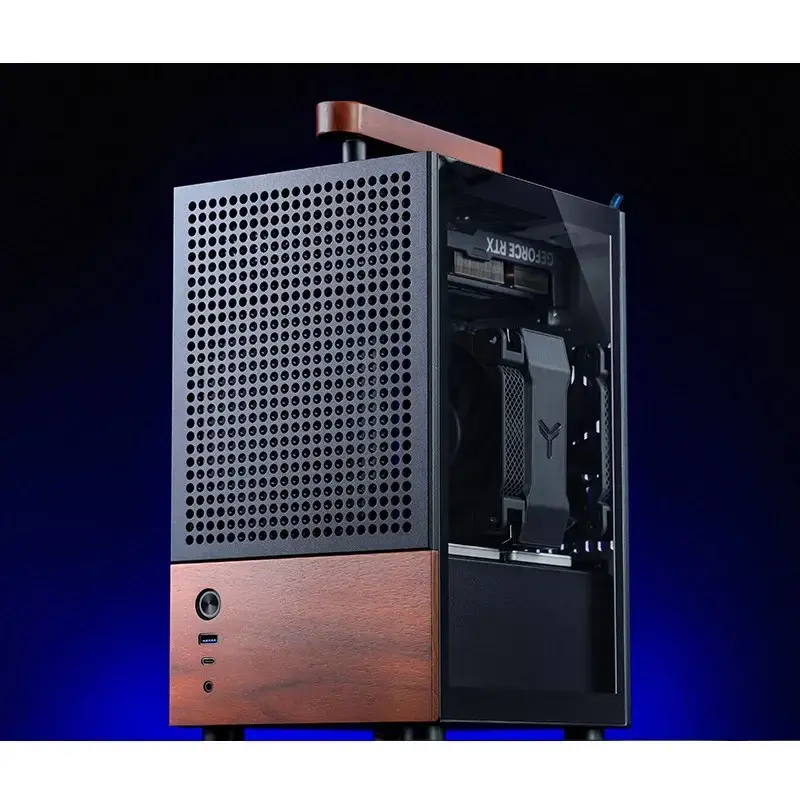 Κουτί PC Jonsbo T6, Mini-Tower, Mini-ITX, Μαύρο