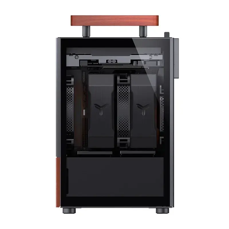 Κουτί PC Jonsbo T6, Mini-Tower, Mini-ITX, Μαύρο
