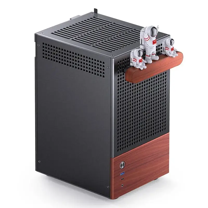 Κουτί PC Jonsbo T6, Mini-Tower, Mini-ITX, Μαύρο