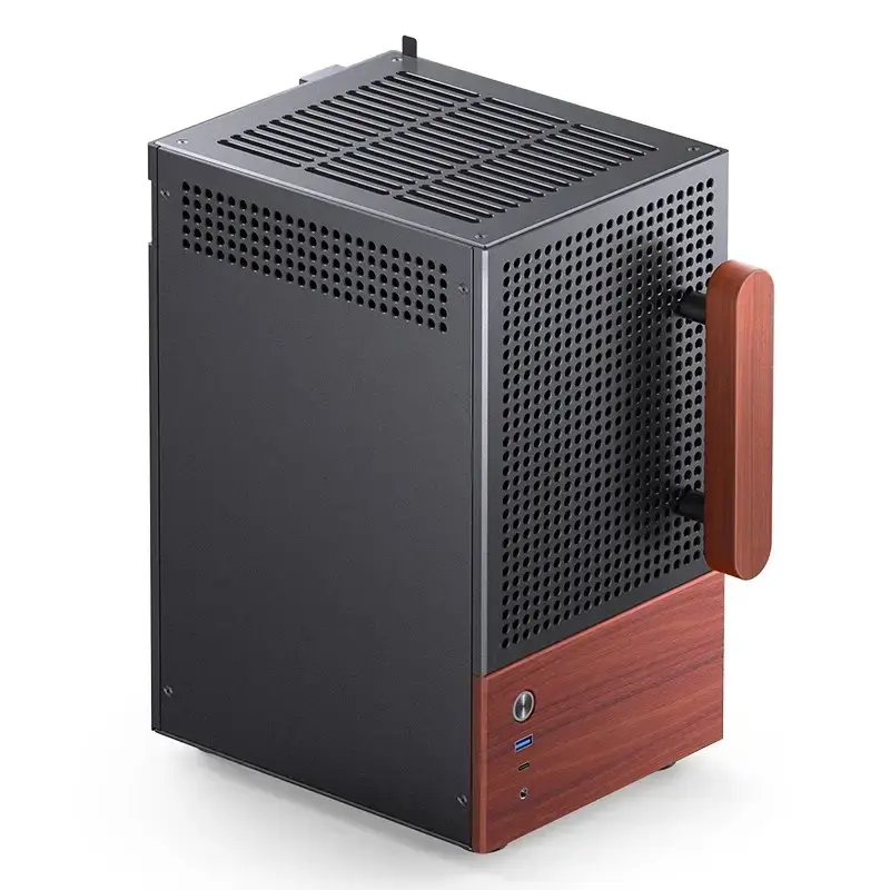 Κουτί PC Jonsbo T6, Mini-Tower, Mini-ITX, Μαύρο