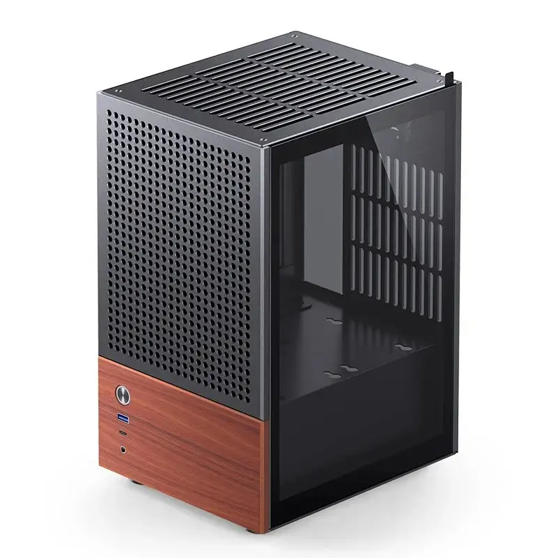 Κουτί PC Jonsbo T6, Mini-Tower, Mini-ITX, Μαύρο