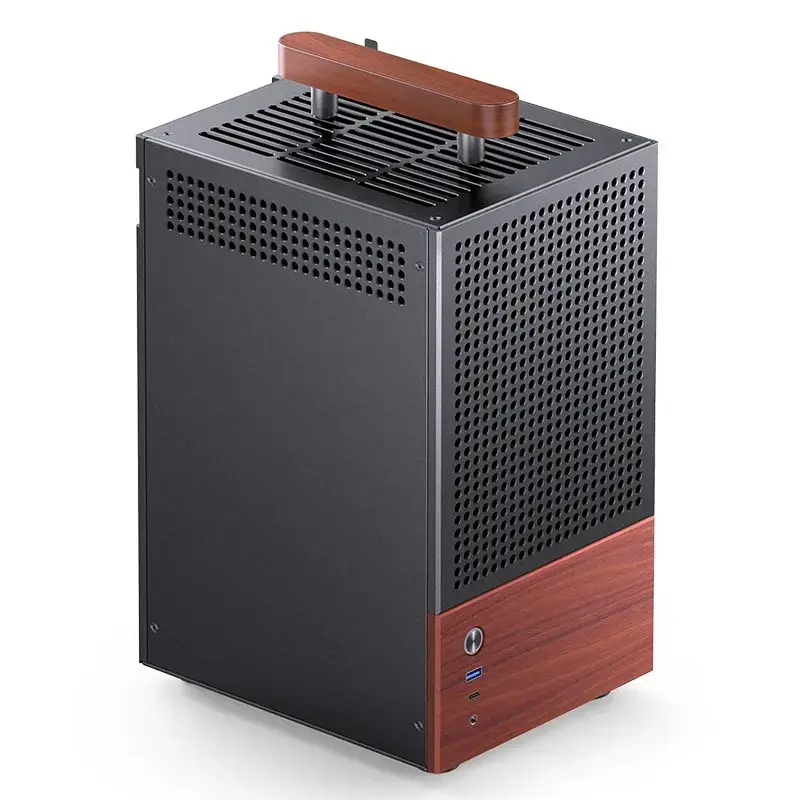 Κουτί PC Jonsbo T6, Mini-Tower, Mini-ITX, Μαύρο