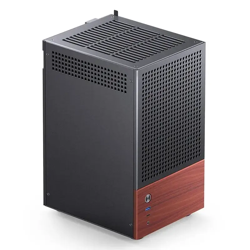 Κουτί PC Jonsbo T6, Mini-Tower, Mini-ITX, Μαύρο