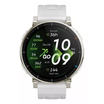 Έξυπνο ρολόι Amazfit Active 3 — 3,35 cm (1,32 ίντσες) AMOLED, 466×466, οθόνη αφής, GPS, 365 mAh, λουράκι σιλικόνης