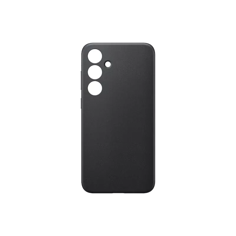 Samsung Galaxy S24+ Vegan Leather Case Μαύρο Monochromatic 6.7-inch