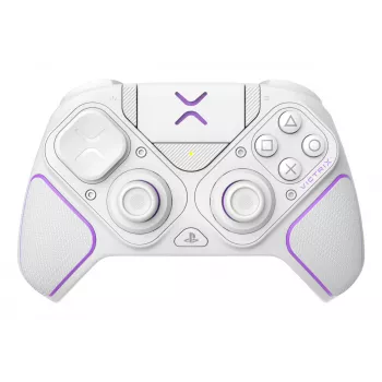 Gamepad VICTRIX 052-002-WH ενσύρματο & ασύρματο RF/USB, USB-C, 2000mAh, PC/PS4/PS5, Μωβ/Λευκό
