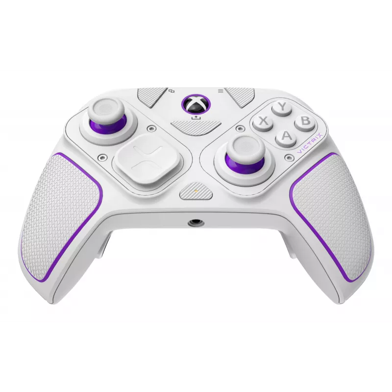 Gamepad VICTRIX 052-002-WH ενσύρματο & ασύρματο RF/USB, USB-C, 2000mAh, PC/PS4/PS5, Μωβ/Λευκό