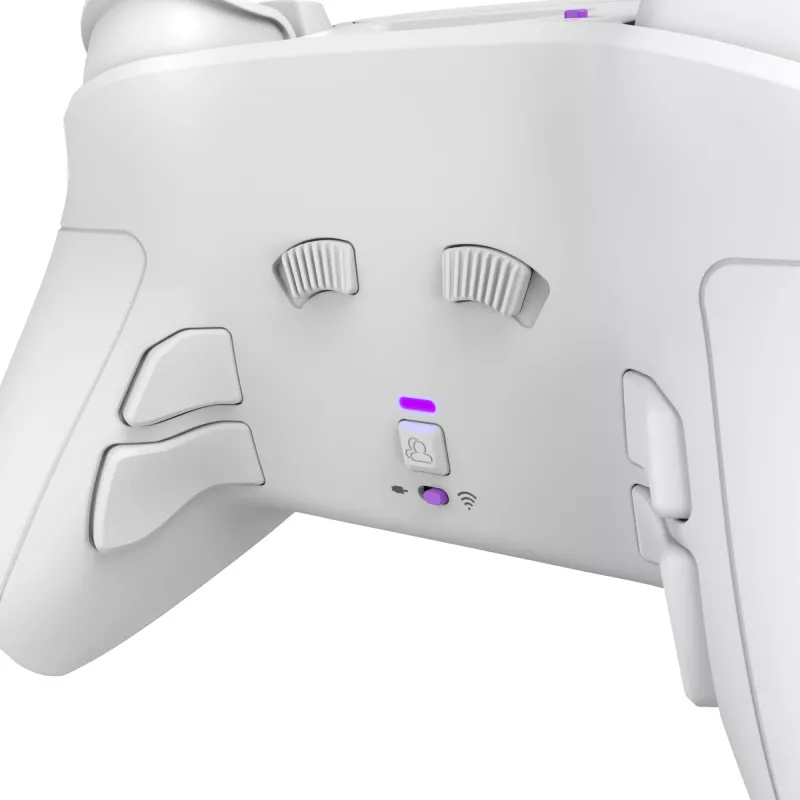 Gamepad VICTRIX 052-002-WH ενσύρματο & ασύρματο RF/USB, USB-C, 2000mAh, PC/PS4/PS5, Μωβ/Λευκό