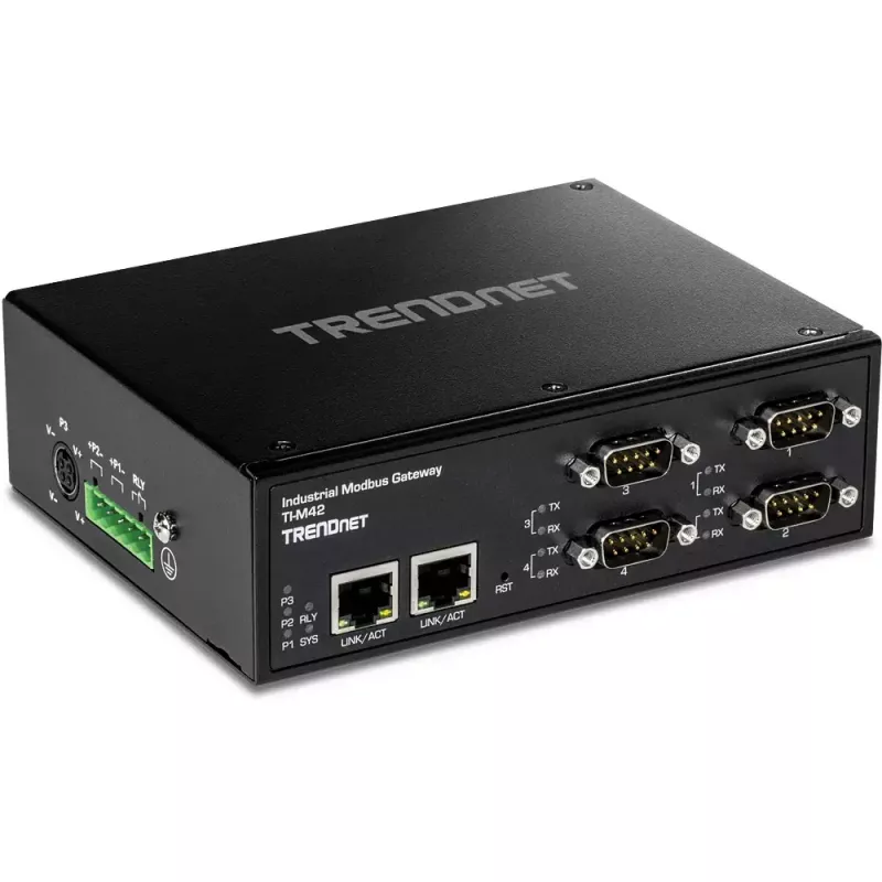 Gateway/Controller Trendnet TI-M42 10/100 Mbit/s Μαύρο IP30