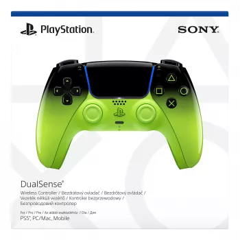 Gamepad Sony DualSense για PlayStation 5 — Bluetooth/USB, μαύρο/πράσινο, αναλογικό/ψηφιακό, USB-C