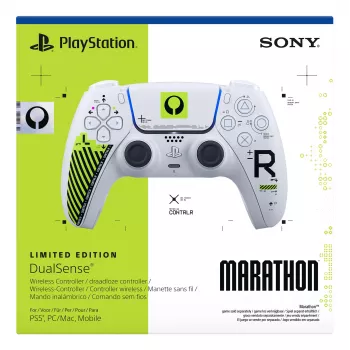 Gamepad Sony DualSense για PlayStation 5 — Bluetooth/USB, λευκό & πράσινο, αναλογικό/ψηφιακό, USB‑C