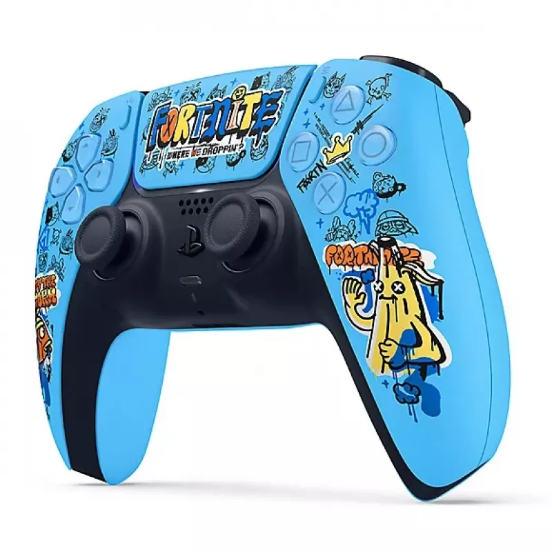 Gamepad Sony DualSense Wireless PlayStation 5 Controller — μοντέλο 9593973, μπλε, σχέδιο Fortnite, Bluetooth/USB, με μπαταρία