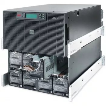 APC Smart-UPS RT 20kVA, 230/400V, LCD, τοποθέτηση σε rack, 12U, 2x IEC-Jumper & 8x έξοδοι IEC 60320 C19