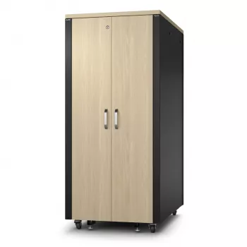 APC NetShelter Soundproof, 32U, Server Rack Enclosure, 230V, σφενδάμι