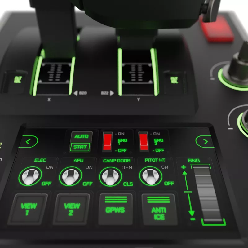 Σύστημα προσομοίωσης πτήσης HOTAS Turtle Beach VelocityOne Flightdeck για PC με Windows 10 και 11 (TBS-0724-05)