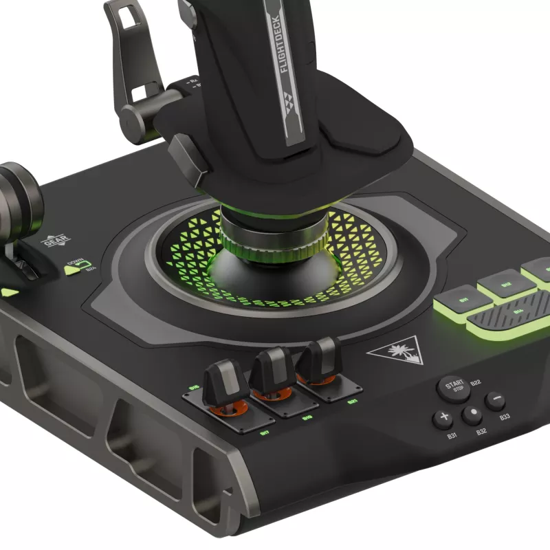 Σύστημα προσομοίωσης πτήσης HOTAS Turtle Beach VelocityOne Flightdeck για PC με Windows 10 και 11 (TBS-0724-05)