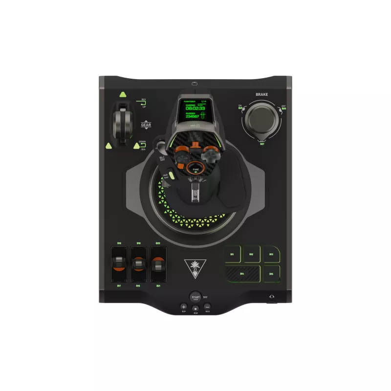 Σύστημα προσομοίωσης πτήσης HOTAS Turtle Beach VelocityOne Flightdeck για PC με Windows 10 και 11 (TBS-0724-05)