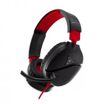 Over-Ear Stereo Gaming Headset Turtle Recon 70 — μαύρο, ενσύρματο στερεοφωνικό, χειριστήρια σε ένα ακουστικό