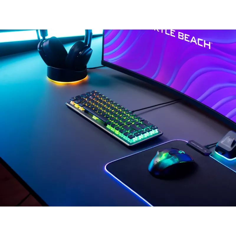 Turtle Beach Vulcan II Mini πληκτρολόγιο Gaming USB QWERTY γερμανικό μαύρο