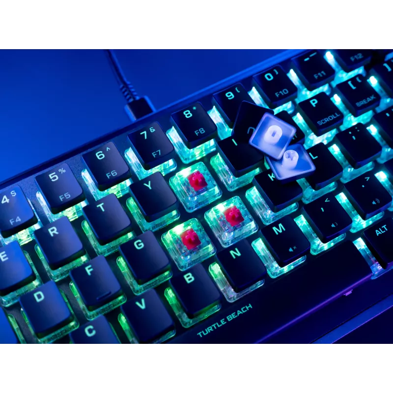 Turtle Beach Vulcan II Mini πληκτρολόγιο Gaming USB QWERTY γερμανικό μαύρο