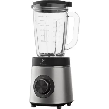 Επιτραπέζιο μίξερ Electrolux E6TB1-6ST — μπολ 1,75 L, 1400 W, περιστροφικός διακόπτης, μαύρο/ανοξείδωτο/διαφανές