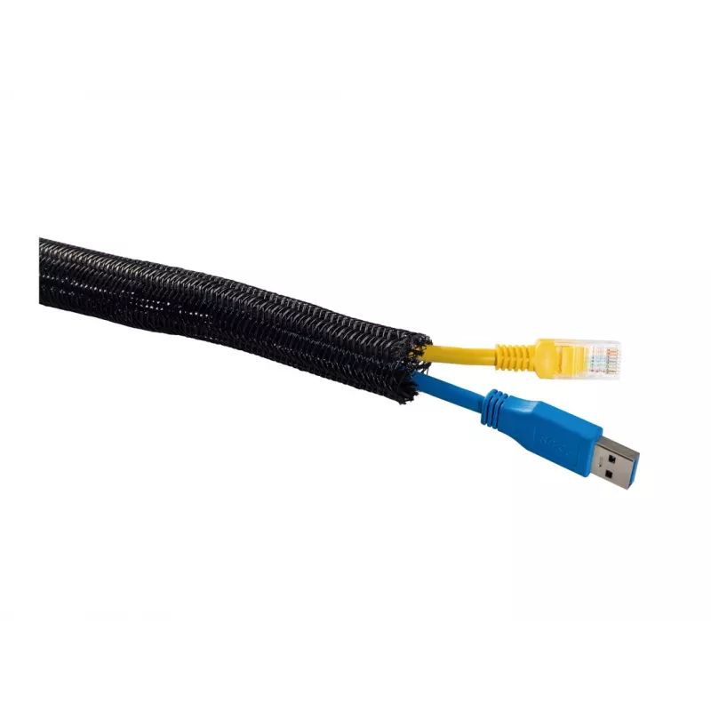 Μάνικα καλωδίων Multibrackets M Universal Cable Sock Self Wrap Basic 19 mm μαύρο 50 m, πολυεστέρας, -50–150 °C