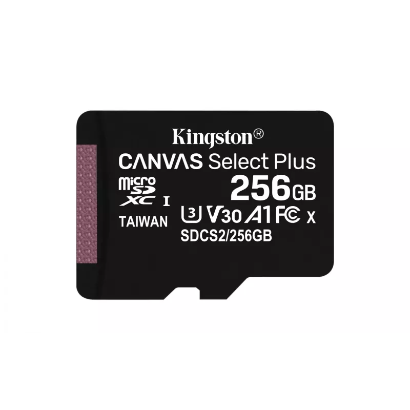 Kingston Technology Canvas Select 256GB micSDXC Plus 100R A1 C10 Κάρτα + Αντάπτορας