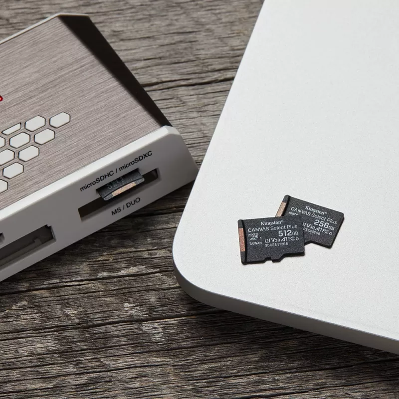 Kingston Technology Canvas Select 256GB micSDXC Plus 100R A1 C10 Κάρτα + Αντάπτορας