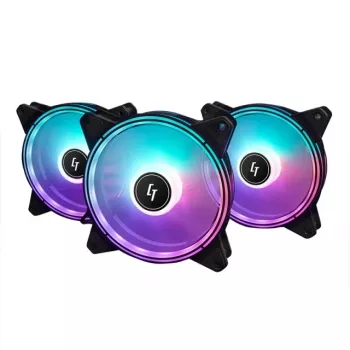 Chieftec Chieftronic Nova Σετ ανεμιστήρων 12 cm Μαύρο 3 τεμ.
