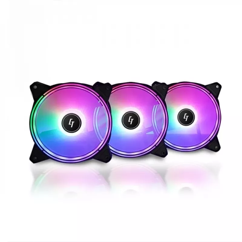 Chieftec Chieftronic Nova Σετ ανεμιστήρων 12 cm Μαύρο 3 τεμ.