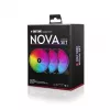 Chieftec Chieftronic Nova Σετ ανεμιστήρων 12 cm Μαύρο 3 τεμ.
