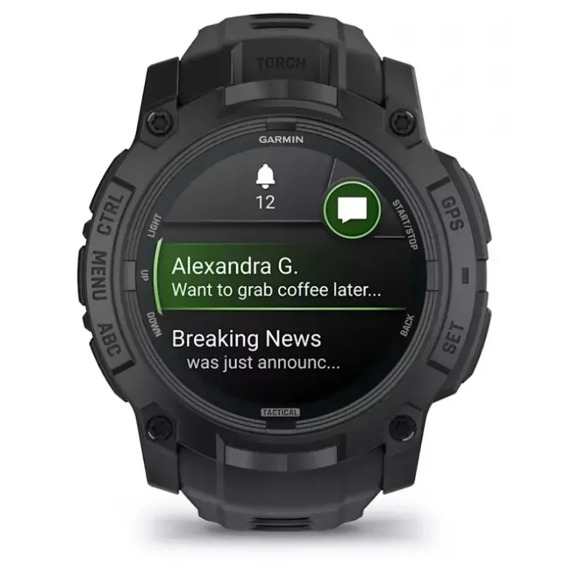 Smartwatch Garmin Instinct 3 Tactical Edition Μαύρο
