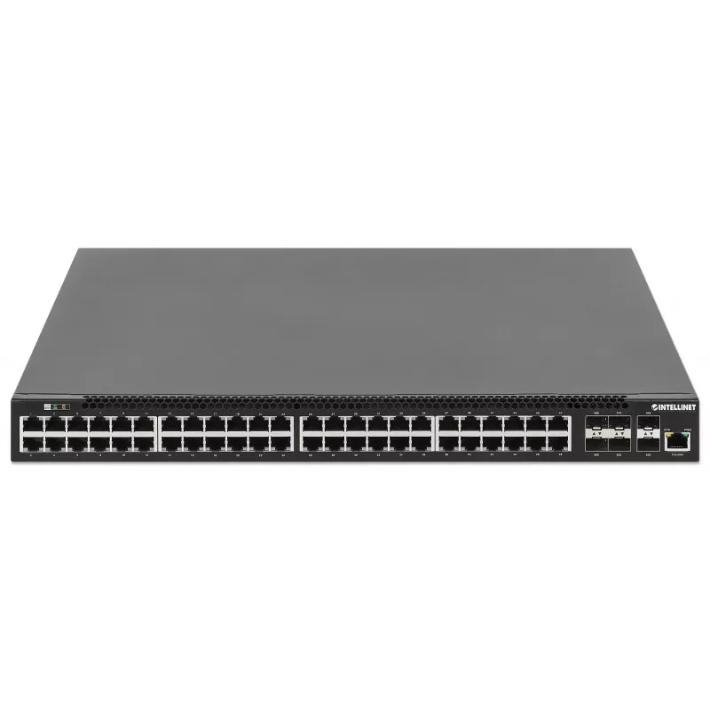 Intellinet Διακόπτης L3 Fully Managed PoE+ 54 θυρών με 48 θύρες Gigabit Ethernet και 6 SFP+ Uplinks