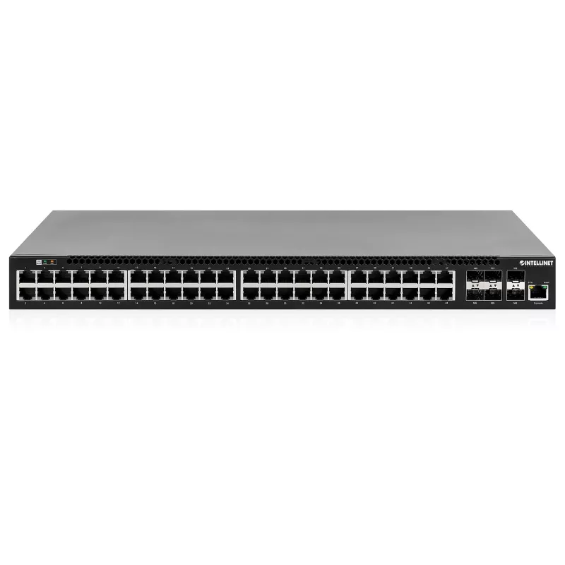 Intellinet Διακόπτης L3 Fully Managed PoE+ 54 θυρών με 48 θύρες Gigabit Ethernet και 6 SFP+ Uplinks