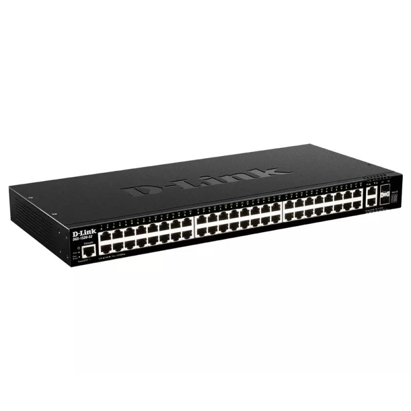 D-Link 48-Port Gigabit Stackable Smart Managed Switch με 2 x 10GBase-T Ports & 2 x 10G SFP+