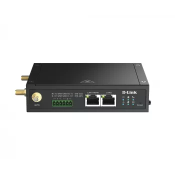 D-Link 4G LTE IIoT Gateway, Gateway κινητής τηλεφωνίας, Μαύρο, 4G, LTE, LTE, MicroSD (TransFlash), Εξωτερικό
