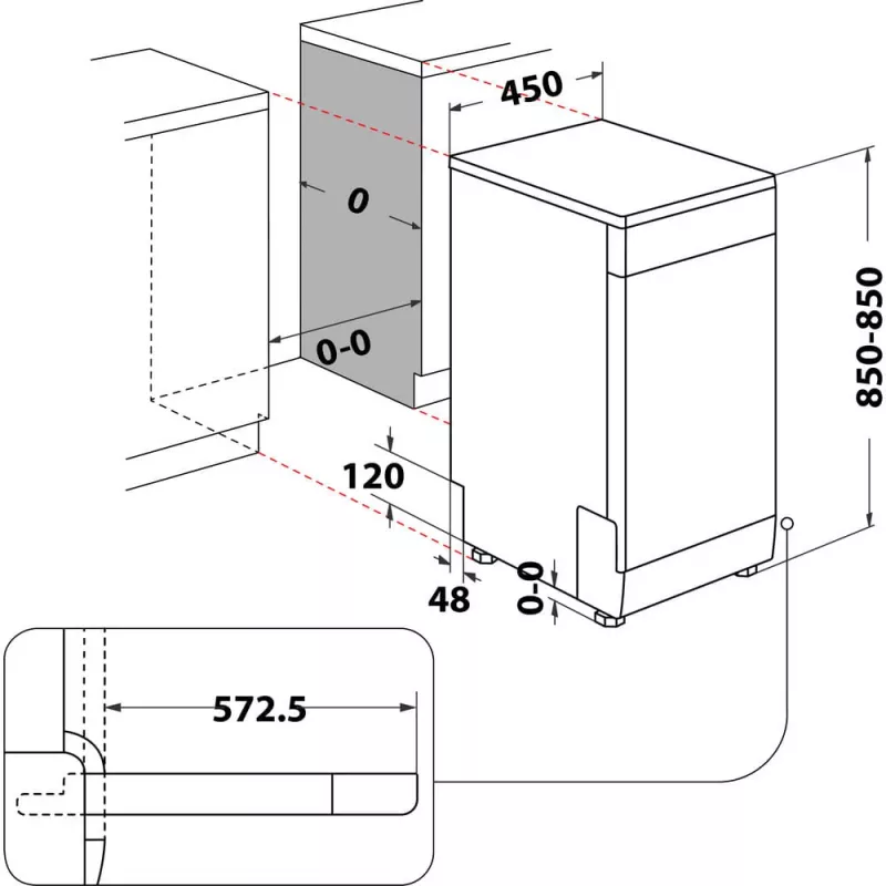Whirlpool WSFO 3T223 PC X Ελεύθερος 10 σερβίτσια