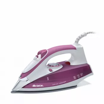 Ariete 6215 Σίδερο ατμού, 2200 W, Πλάκα ανοξείδωτου χάλυβα, 0,28 L, Μωβ/Λευκό