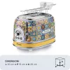 Ariete 0155/0P 6 2 φέτες 810 W Μπλε, Κίτρινο