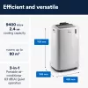 De’Longhi PAC EM82 φορητό κλιματιστικό 63 dB 1000 W Λευκό