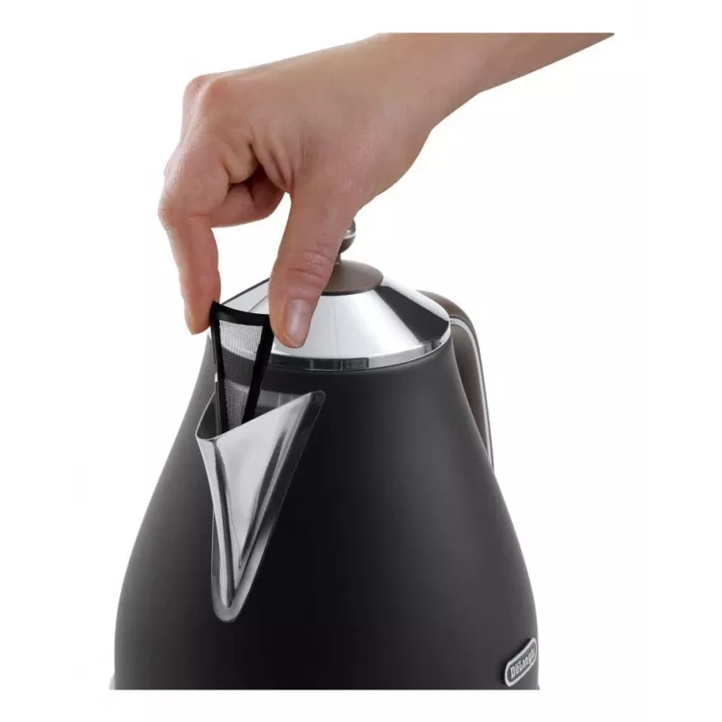 De’Longhi KBOV 2001.BK Βραστήρας 1,7 l 2000 W Μαύρο, Καφέ