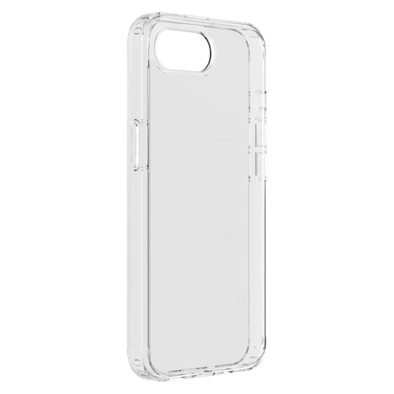 Cellularline Clear Protect - Σκληρή θήκη για iPhone 16e/17e με λαστιχένια πλαίσια