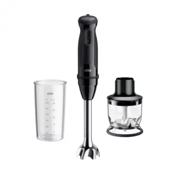 Braun MultiQuick 3 MQ30201M 0,6 l Ραβδομπλέντερ 900 W Μαύρο, Σατινέ ατσάλι