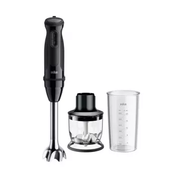 Braun MultiQuick 3 MQ30201M 0,6 l Ραβδομπλέντερ 900 W Μαύρο, Σατινέ ατσάλι